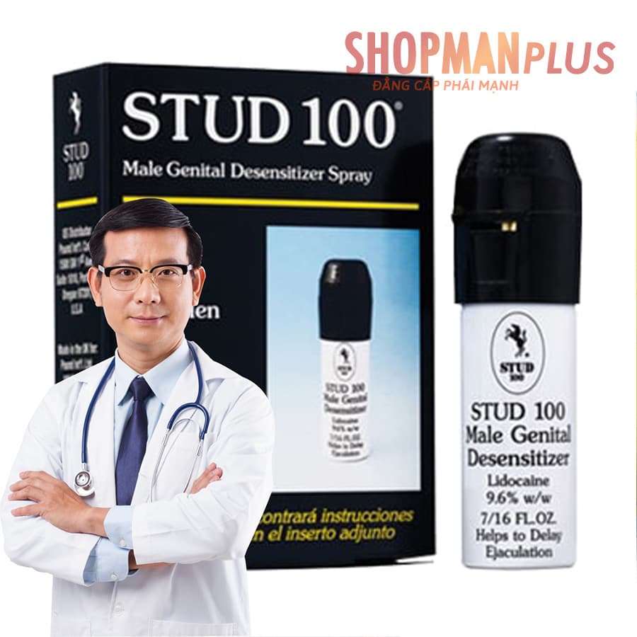Thuốc xịt Stud 100 - Chai xịt chống xuất tinh sớm