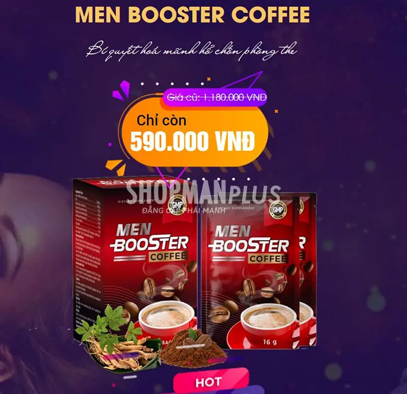 Men booster coffee giá bao nhiêu