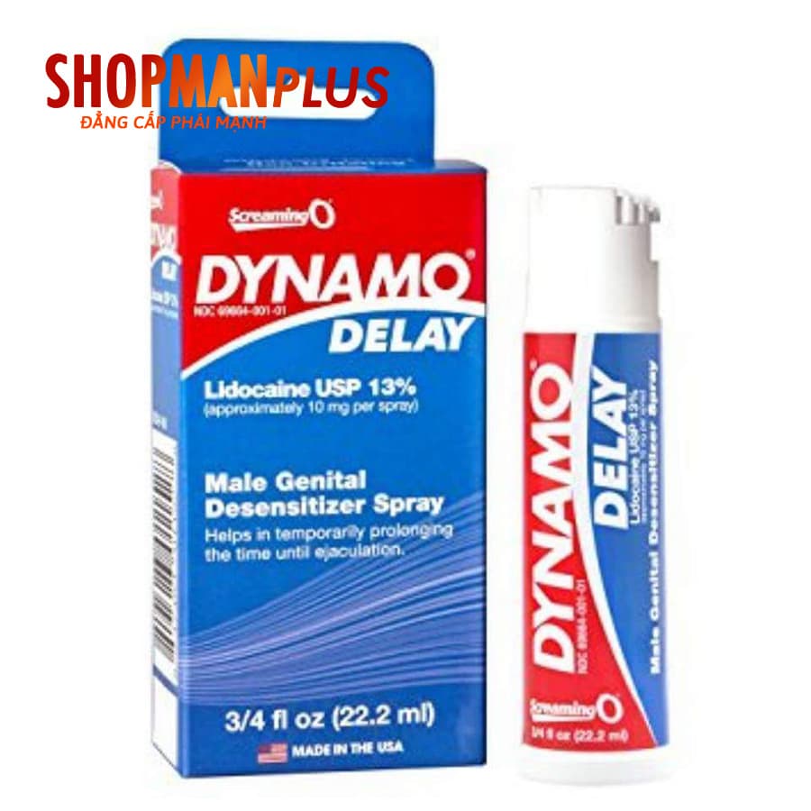Chai xịt chống xuất tinh sớm Dynamo Delay Spray