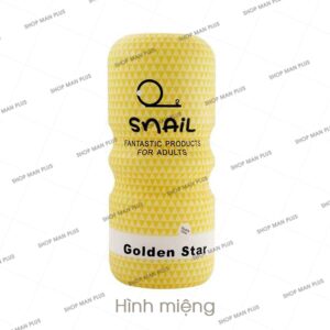 Cốc thủ dâm Snail hình miệng - màu vàng - SNAIL3LV