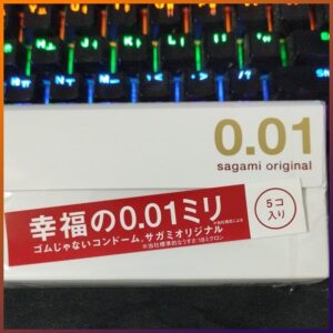 Bao cao su Sagami Original 0.01 - hộp 5 cái - ảnh 4