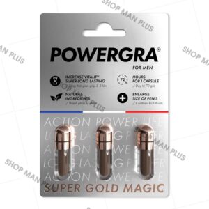 Viên uống Powergra Super Gold Magic 3 viên