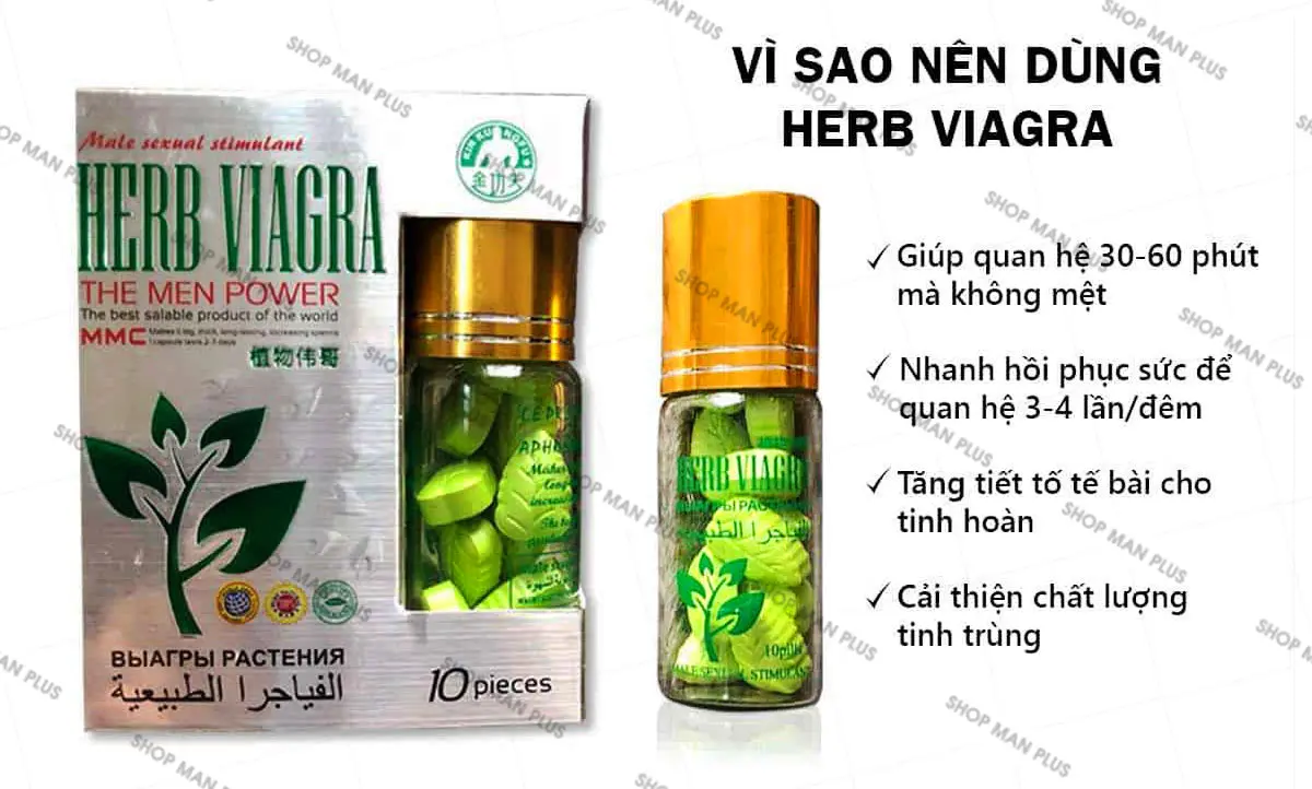 Vì sao nên dùng thuốc Herb Viagra