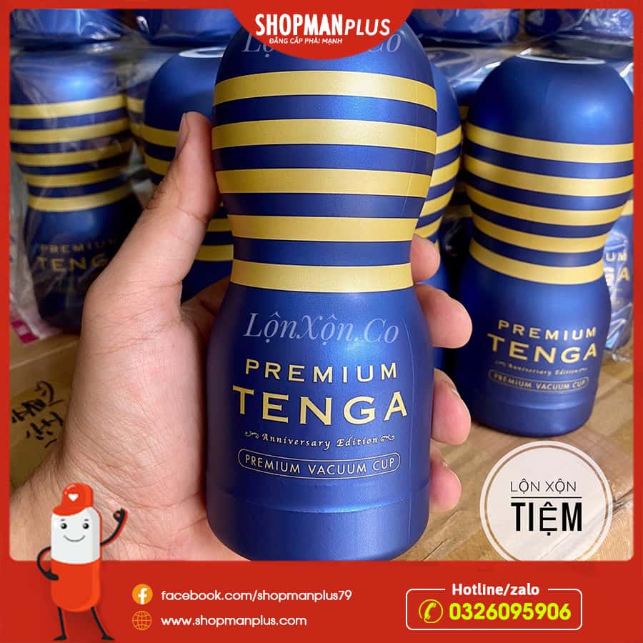 Cốc thủ dâm Tenga Premium Blue