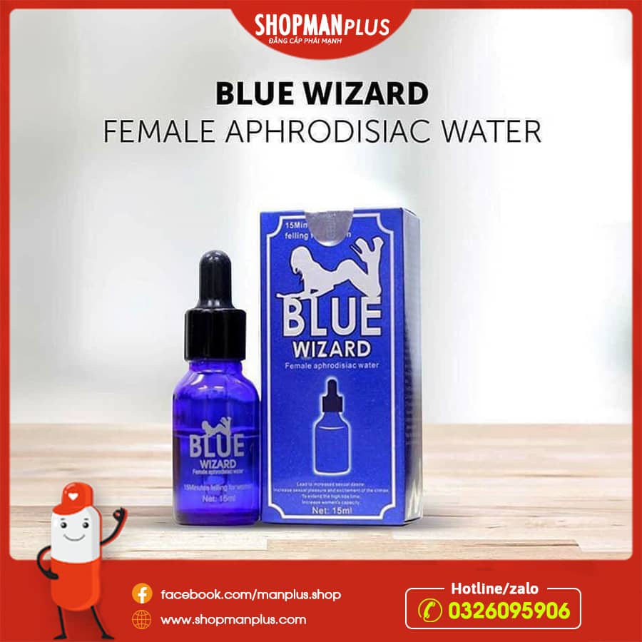 Thuốc kích dục nữ Blue Wizard (20ml) cực mạnh