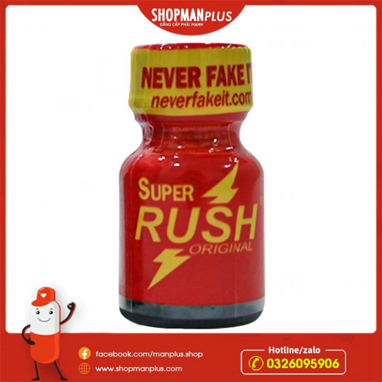 popper rush original red 10ml chinh hang shopmanplus