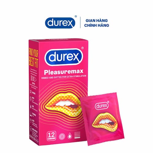 Bao cao su Durex Pleasuremax chính hãng