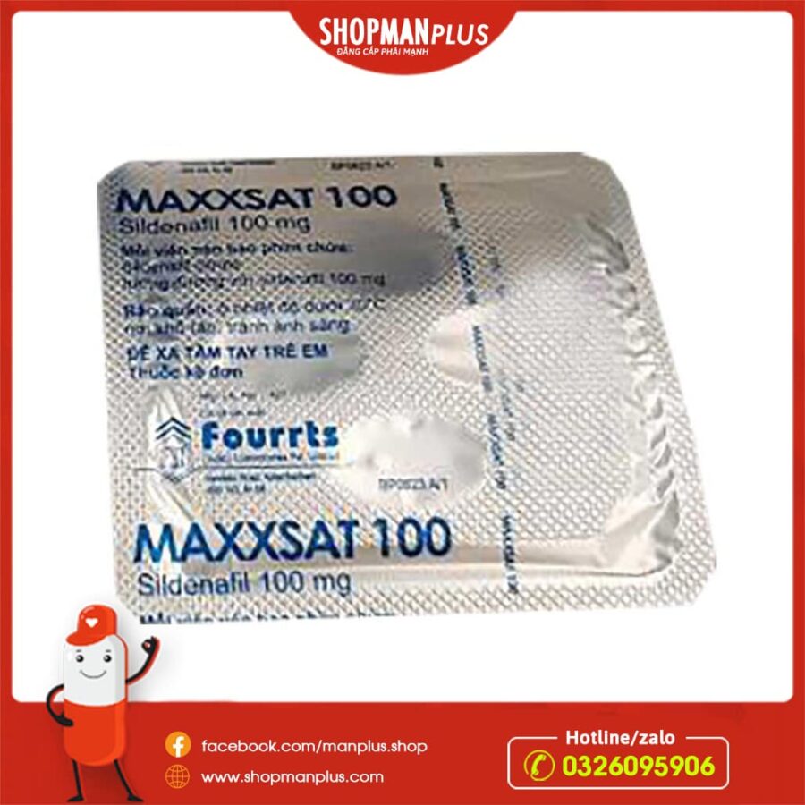 Thuốc cường dương MAXXSAT 100 (sildenafil 100mg) - ảnh 4