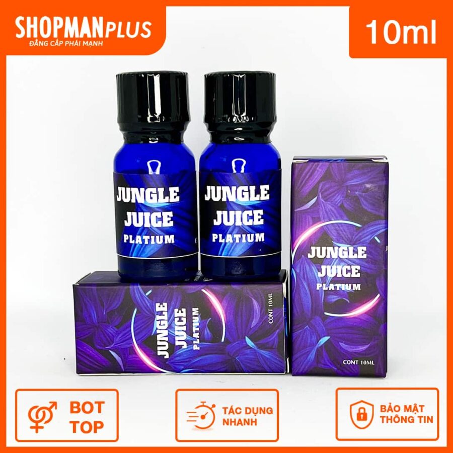 Popper Jungle Juice Platium new 10ml tăng khoái cảm cực mạnh - POPJUPL10
