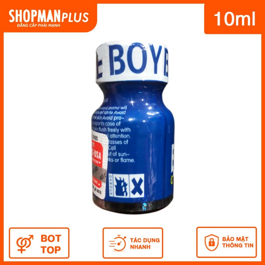 Chai hít popper Blue Boy 10ml chính hãng - shopmanplus1