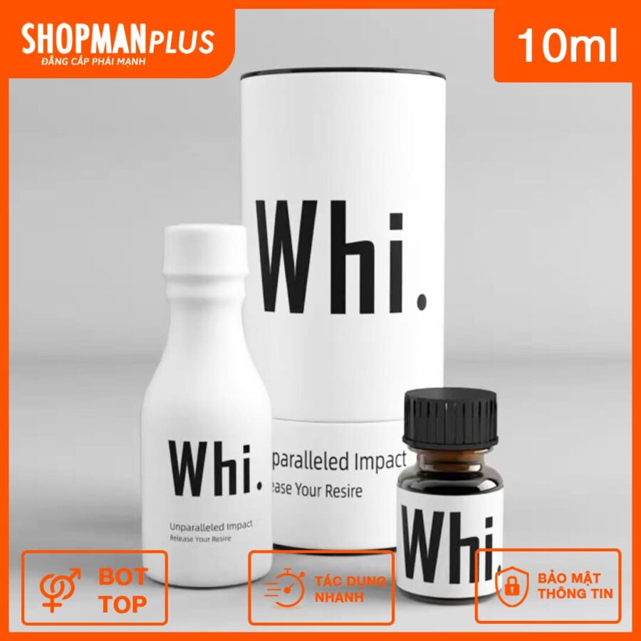 Chai hít popper WHI. 10ml và 30ml chính hãng tại shopmanplus.com